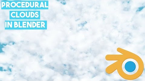 blender tutorial-create procedural clouds for beginners  in 5 minutes in blender2.83