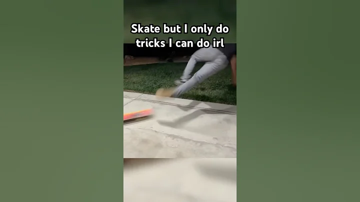 Skate but I only do tricks I can do irl #skate