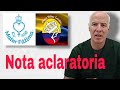 ¡¡ Nota ACLARATORIA - MISIÓN y MATER Fátima !!