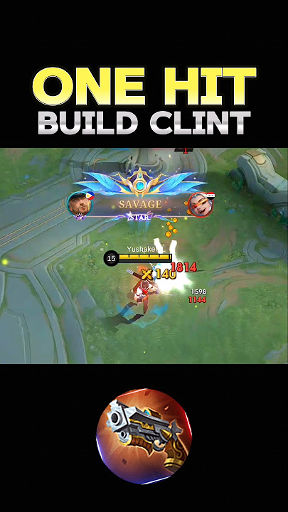 😱 WATCH THIS - BEST BUILD CLINT 2024❓(ONE HIT) ~ MLBB 🔥 #mobilelegends #onehitbuild #clint #shorts