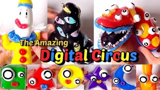 DIY The Amazing Digital Circus 🎪🟩🟡🔺💜💙🔶 Squishy with Nano Tape Series! 🔴Part3🔵