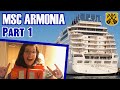 MSC Armonia Part 1: Embarkation, Lunch, Cabin Tour, Ship Exploration - ParoDeeJay Cruise Vlog 2020