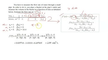 Numerical Differentiation of unequal space data
