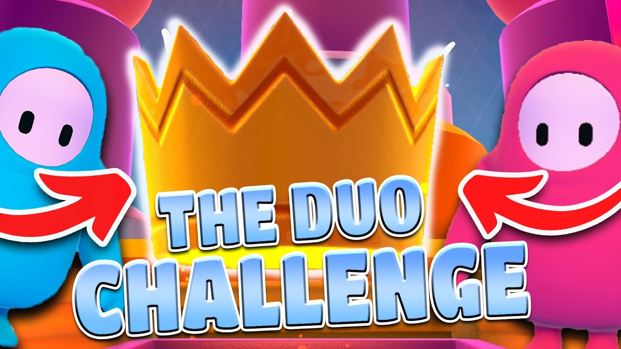 THE DUO CHALLENGE With HAIRYCAVEMAN | Fall guy challenges - YouTube
