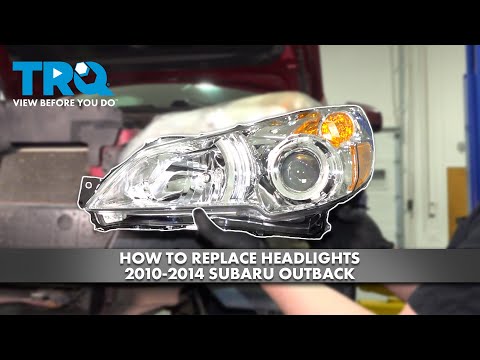 How to Replace Headlights 2010-2014 Subaru Outback