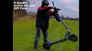 E Scooter Action mit den EPF Pulse +