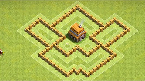 Clash of Clans TH5 (Town hall 5) Hybrid Base | COC Base Farming th5