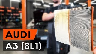 Cum se înlocuiește filtru de aer motor pe AUDI A3 1 (8L1) [TUTORIAL AUTODOC]