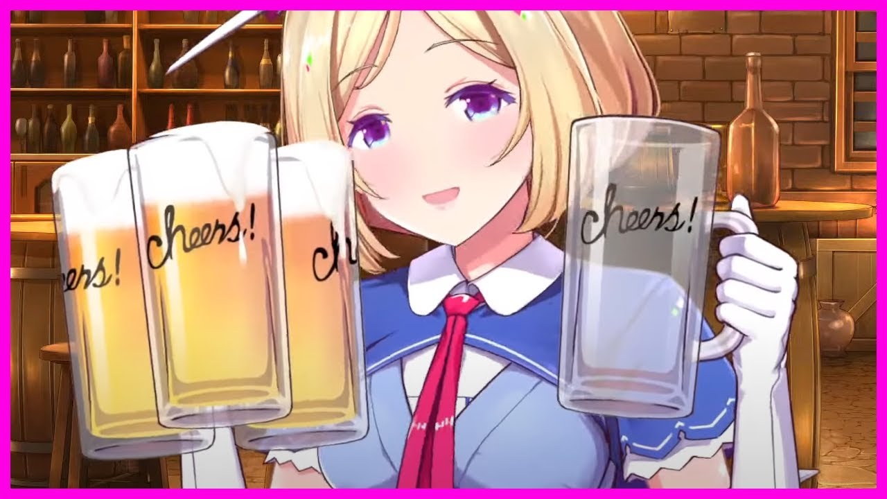 Akirose gets thirsty [Hololive]