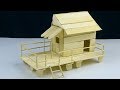 Cómo Hacer Popsicle Stick House Para Hamster - Mini House.