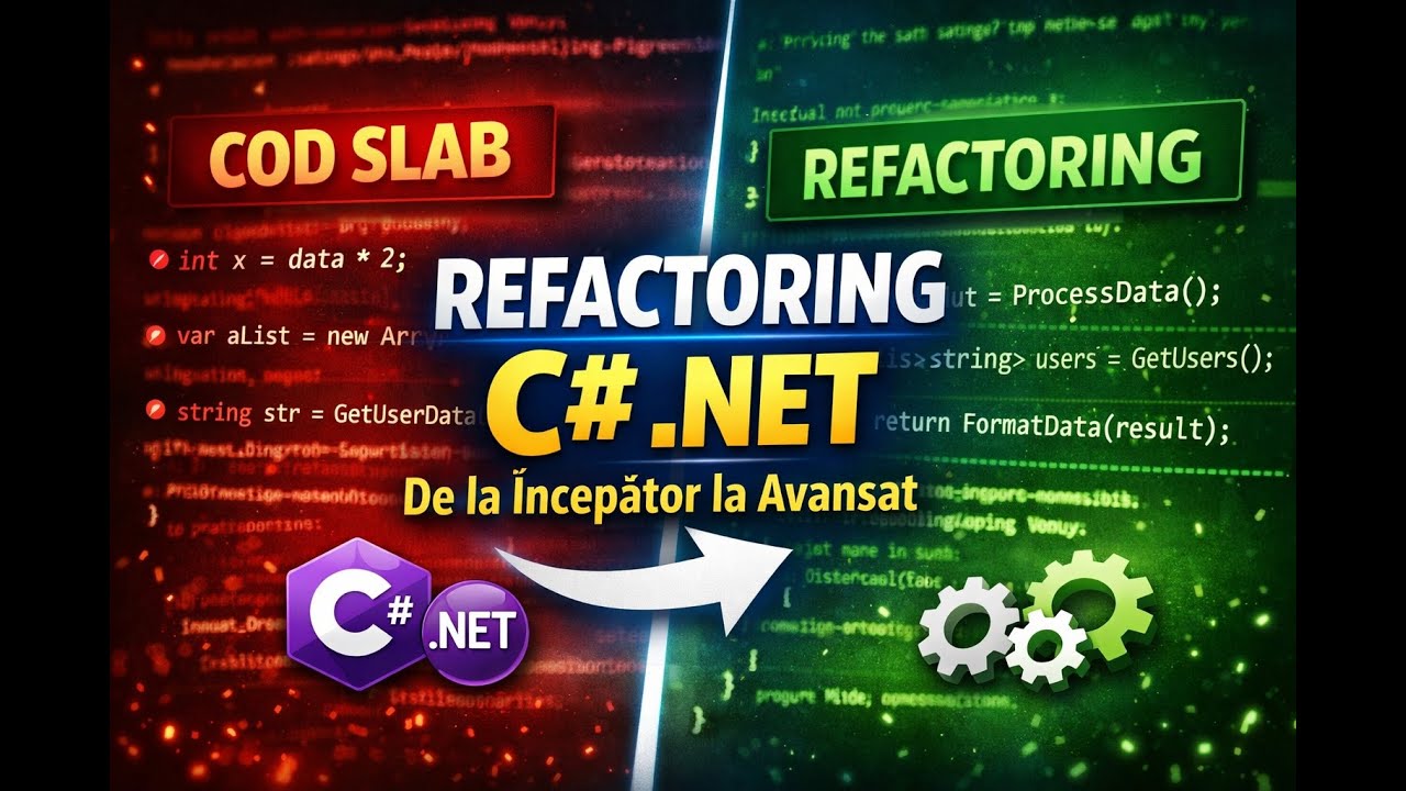 Refactoring în C# .NET explicat simplu – De la cod haotic la Clean Code ...