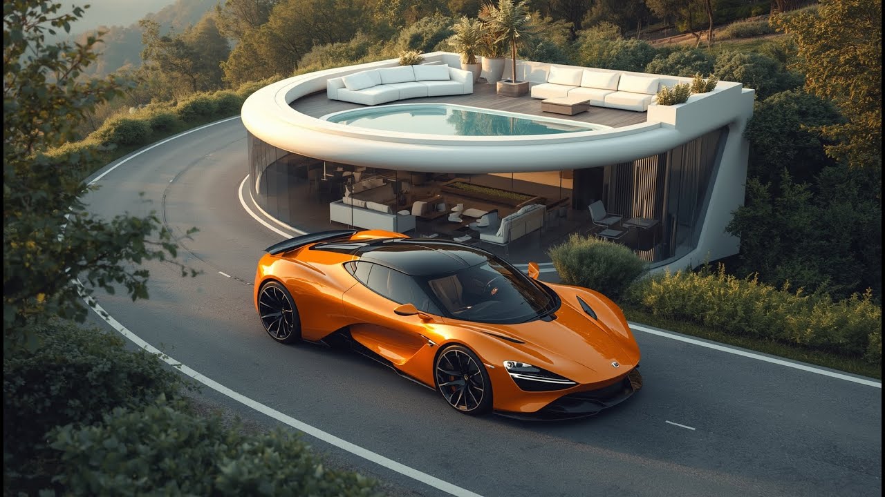“Futuristic Sports Car Villa | Luxury Home on Wheels