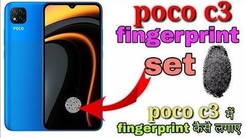 poco C3 2025 fingerprint lock | poco C3 mein fingerprint lock kaise |poco C3 fingerprint sensor 2022