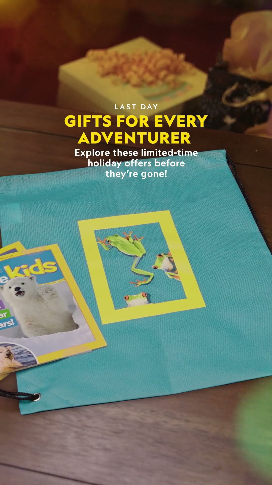 Give the gift of knowledge this holiday season with Nat Geo #12DaysofNatGeo