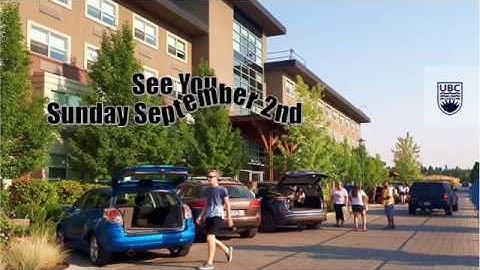 UBCO Move In Day - September 2nd 2018