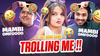 Krutika Got Trolled *AGAIN* 😂 | BGMI For One Last Time? 🥺