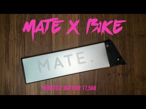 Mate X Bike - Battery Removal and Insert - how to