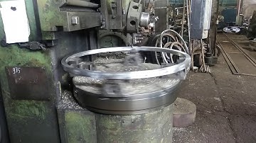 Big Diameters Forging Ring Turning ।।Heavy Duty ।।Vertical Lathe Machine