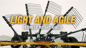 Take a closer look at Vermeer rotary rakes