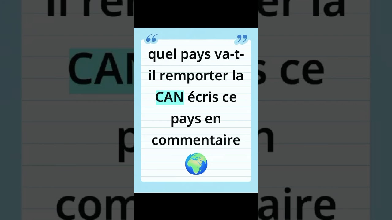 Afrique des pronostics sur le vainqueur de la CAN