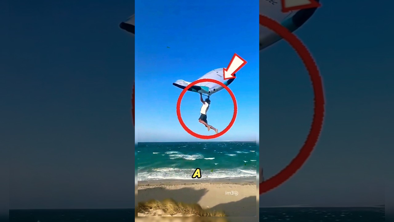 Этот мужчина запускает воздушного змея, которого он сделал сам. 