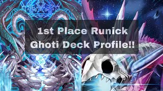 1st Place Runick Ghoti Deck Profile!!!