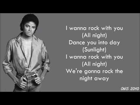 Michael Jackson Rock With You Lyrics