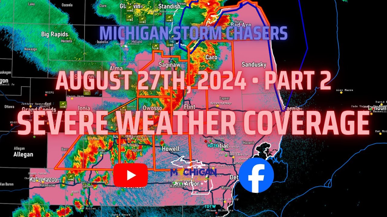 August 27th, 2024 Severe Weather Coverage, As It Happened ...