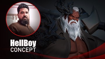HellBoy Concept | Dheep Studio | Muhammad Zahid Raza Khan | Zbrush-Time-Laps