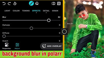 how to edit background blur in polarr app🔥||background blur editing kaise kare