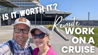 Working “extra remote” on a cruise. Worth it? Will I even LIKE it? So. Many. Questions! Live And Work Remotely From Cruise Ships Full Time Why