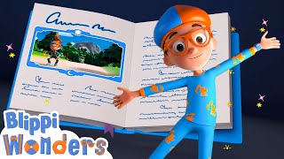 Blippi reads a bedtime story | Blippi Wonders Educational Videos for Kids