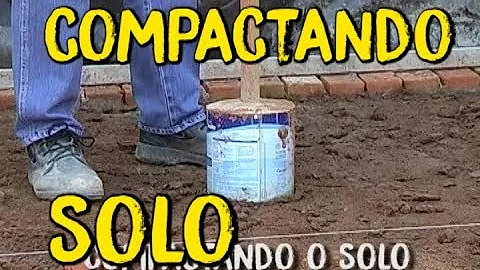Como compactar um solo arenoso?