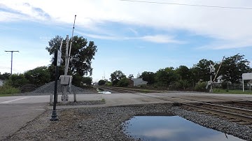 A NS ex-UP SD90/43MAC w/ RS5T & DASH-9 w/ Bad Emissions Lead a Stack Train Through Chesterton IN