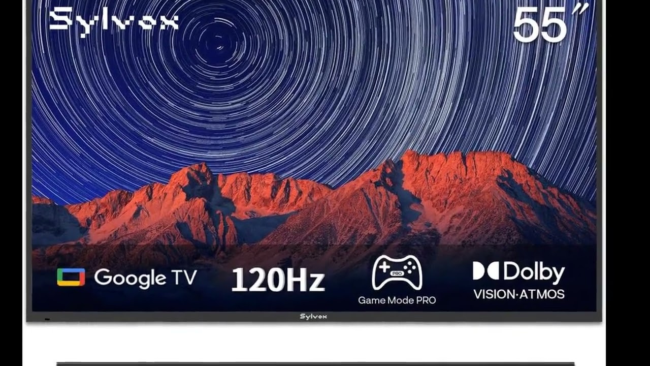 SYLVOX 55" Outdoor 4K Smart TV | IP55 Waterproof TV + Soundbar Bundle
