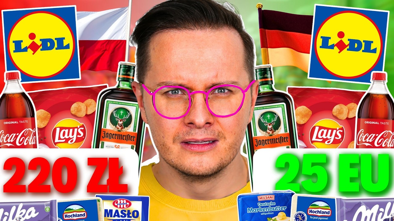 LIDL POLSKI vs. LIDL NIEMIECKI - CZY POLACY MAJĄ DROŻEJ NIŻ NIEMCY?!