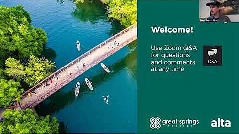 Great Springs Project Trails Plan: Virtual Public Participation Meetings