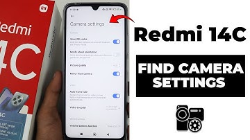 How to Find Camera Settings in Redmi 14C | Search Camera Settings