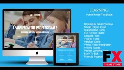 Preview Learning Landing Page Template TForest