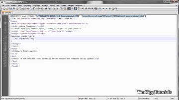 jQuery Tutorial - Toggling an HTML Element