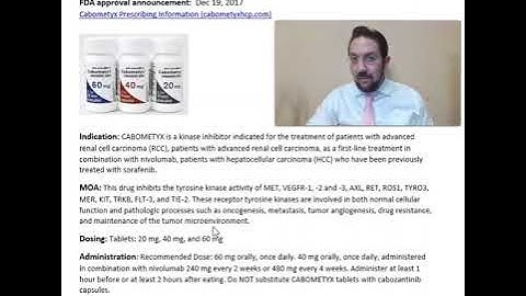 Cabometyx (cabozantinib)- renal cell carcinoma (RCC)