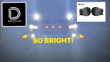 Tacoma DIODE DYNAMICS Fog Lights!