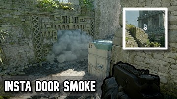 All INSTANT B DOOR Smokes on Ancient (CS2)
