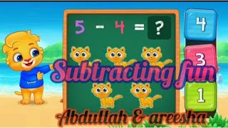 Subtracting Fun Kids With Areesha