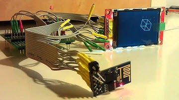 esp8266 + TFT(ili9341) 3D cube