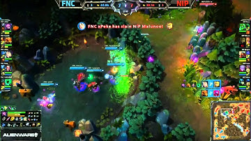 LCS 2013 EU Summer W8D1- FNC vs NIP