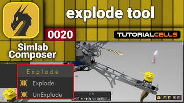0020. explode objects in simlab composer