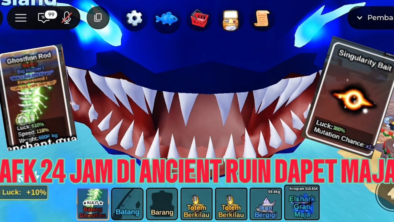 APAKAH MANCING DI RUIN DAN DAPET MAJA MISI ELEMENT ROD MASIH KEHITUNG?? - Fish It Roblox 