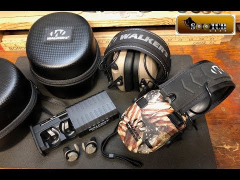 Walker's Silencers & Razor Slim Electronic Ear Pro Review self defense flashlight