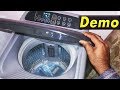 Samsung Top Load Fully Automatic washing Machine Demo| How To Use Samsung Top Load Washer And Dryer